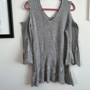 RICKIS KNITTED COLD SHOULDER WOMEN TOPS SUZE XXL